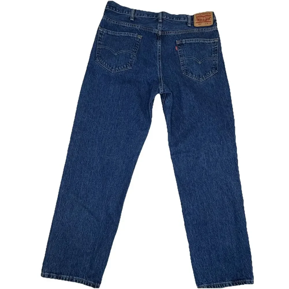 Levi's 550‎ Men's Relaxed Fit Tapered Leg Jeans 38x32  Med Wash Denim Y2K